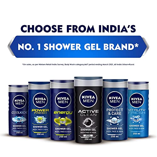 Nivea For Men Pure Impact Shower Gel - 250ml