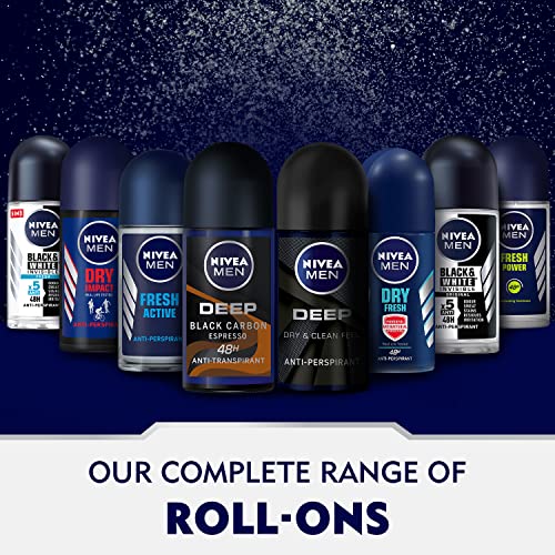 Nivea Men Invisible For Black And White Power Roll On 50ml