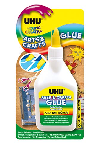 UHU 3-38996 100 ml Young Creative Arts & Craft Glue Blistercard-Clear