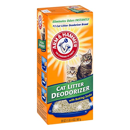 Cat Litter Deodorizer Powder with Baking Soda, 20oz