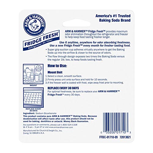 Arm & Hammer Fridge Fresh Refrigerator Air Filter