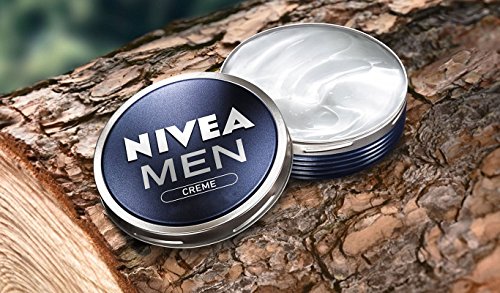 2x Nivea MEN CREME Cream FACE HAND BODY Moisturiser Dry Skin 75ml TIN by Nivea