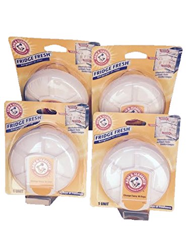 Arm & Hammer Fridge Fresh Refrigerator Air Filter, Eliminates Odors-4 Total Air Filters