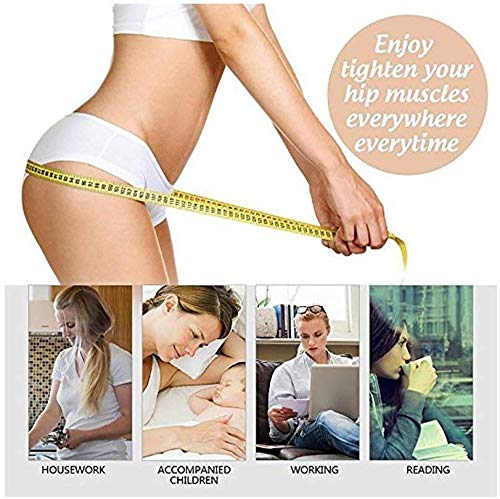 SHENGMI ABS Stimulator Buttocks/Hips Trainer Muscle Toner, Hip Trainer with 6 Modes Smart Fitness Training Gear Home Office Ab Workout Equipment Machine