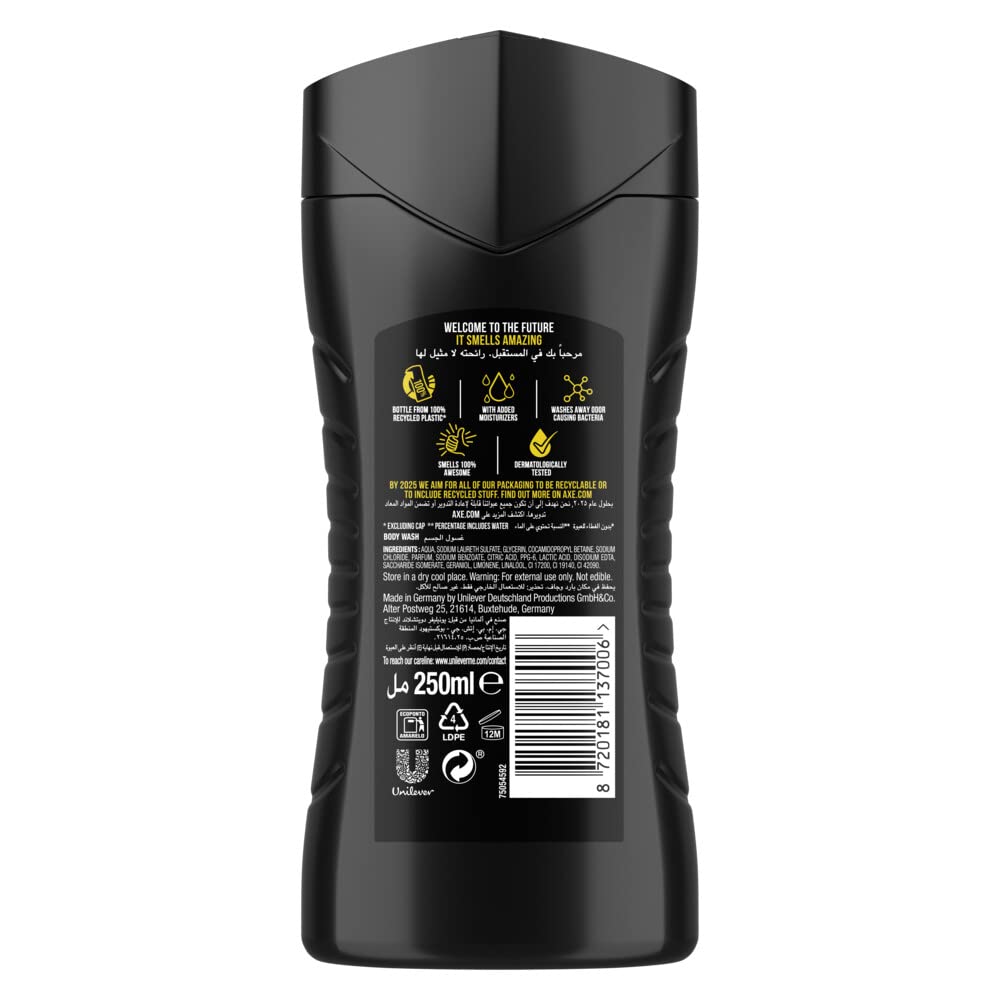 AXE Body Wash for Men Dark Temptation, 250ml