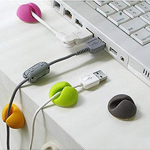 Multi-purpose Cable Clips, Multiple Color Options, CC-908, 6pcs/package