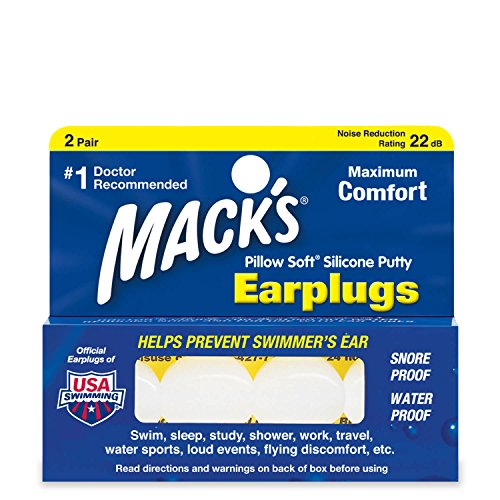 Mack's Pillow Soft Silicone Earplugs - 2 Pair, Pack of 2