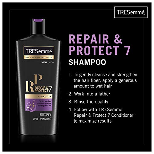 TRESemmé Shampoo, Repair & Protect, 22 oz(Pack of 4)