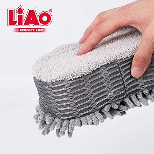 Liao, Microfiber, Chenille, Car Wash Sponge, All Purpose Use Scratch & Lint Free