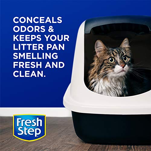 Fresh Step Cat Litter Crystals In Fresh Scent | Cat Litter Box Deodorizer | Combats Cat Odors and Neutralizes Smells to Keep Your Home Clean, 15 Ounces