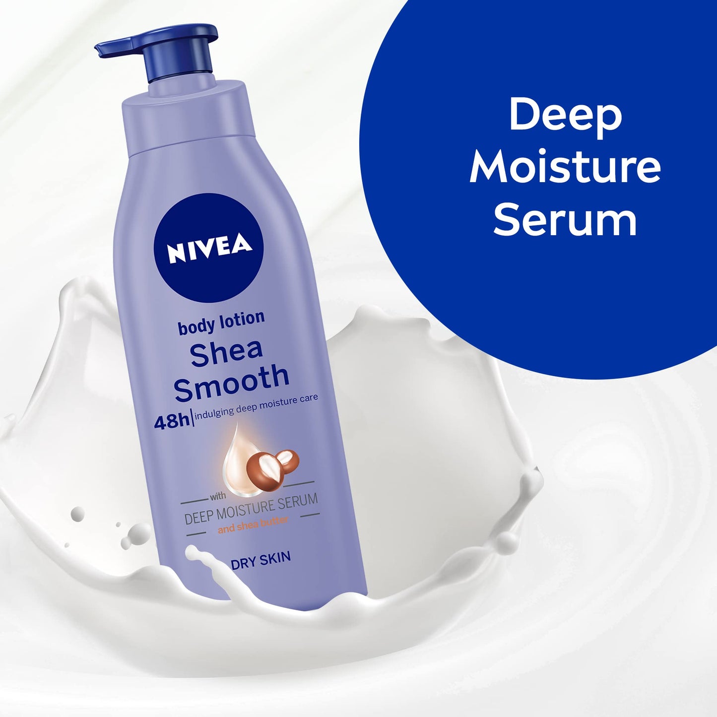 NIVEA Body Lotion Dry Skin, Shea Smooth Shea Butter, 400ml