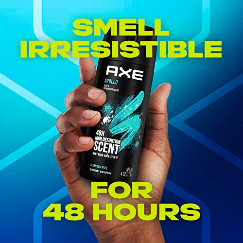 AXE Apollo Body Spray Deodorant Sage & Cedar wood for Long-Lasting Odor Protection 150ml