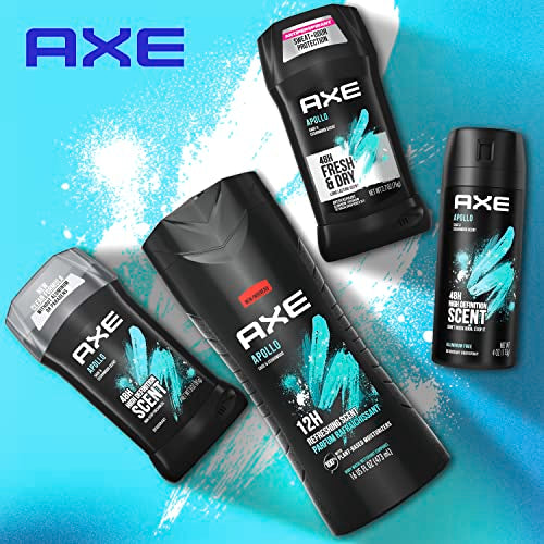 AXE Apollo Body Spray Deodorant Sage & Cedar wood for Long-Lasting Odor Protection 150ml