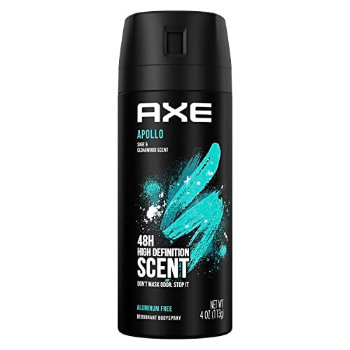 AXE Apollo Body Spray Deodorant Sage & Cedar wood for Long-Lasting Odor Protection 150ml