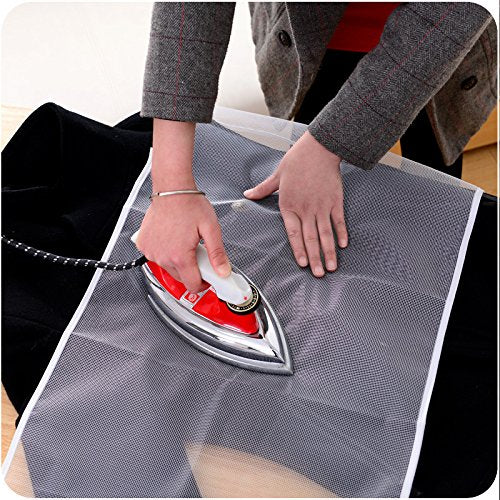 MauSong Protective Ironing Scorch Saving Mesh Pressing Pad Cloth (2 Pack Random Color)