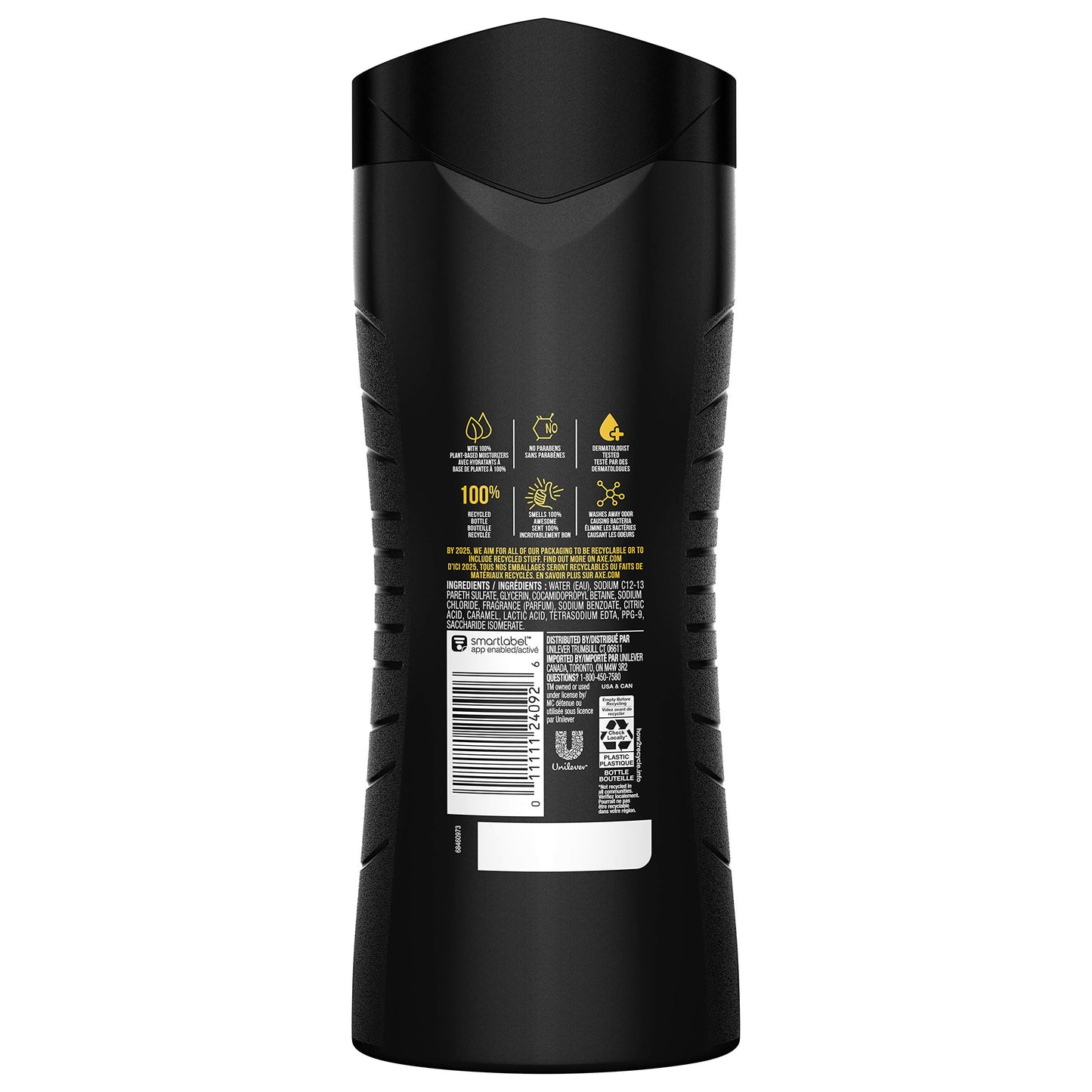 Axe Dark Temptation Revitalizing Shower Gel For Men 16 oz